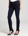 A shortcut to city chic, these Isaac Mizrahi Jeans accentuate a skinny silhouette with a saturated wash for a sleek finish.