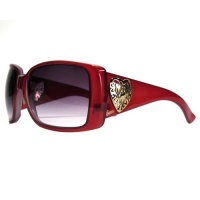 Gucci GG 3058/S U5F Oversized Square Red Lilac Sunglasses