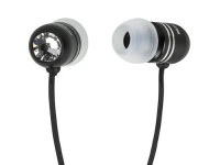 Monoprice 108322 Hi-Fi Noise Isolating Stud Earphones, Black