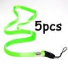 COSMOS ® 5 pcs Light Green Long Neck Strap Band Lanyard (36 inch full round length)For Camera Cell phone ipod mp3 mp4 PSP Wiimote ID card badge and other Electronic Devices + Cosmos cable tie