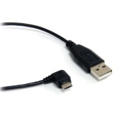 StarTech.com Micro USB Cable - A to Right Angle Micro B (UUSBHAUB3RA)