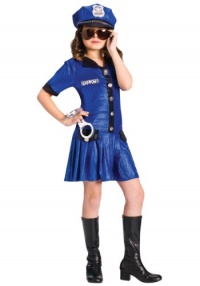 Fun World Girls Police Officer Cute Kids Cop Halloween Costume