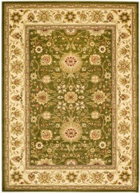 Area Rug 3x5 Rectangle Traditional Sage - Ivory Color - Safavieh Lyndhurst Rug from RugPal