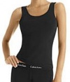 Calvin Klein Women's Essentials Tank with Shelf, Black, Medium