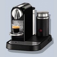 Nespresso D120-US-BK-NE CitiZ Automatic Single-Serve Espresso Maker and Milk Frother, Limousine Black