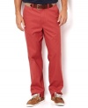 For a regular fit but exceptional color, update your casual wear with these lightweight pants from Nautica.