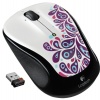 Logitech Wireless Mouse M325 with Designed-for-Web Scrolling - White Paisley (910-002964)