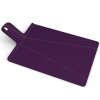 Joseph Joseph Large Chop2Pot Chopping Board Plus, Eggplant