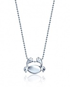 What's your sign? This beautifully rendered Crab pendant necklace will help your stars align in polished sterling silver.