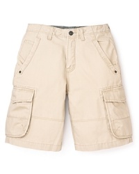 7 For All Mankind Boys' Cargo Pocket Twill Shorts - Sizes 4-7