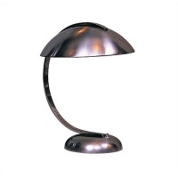 C Desk Lamp in Brushed Chrome