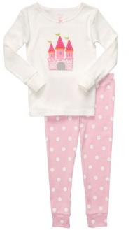 Carter's Infant 2 Piece Cotton PJ Set - Castle-12 Months