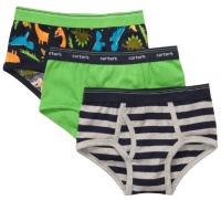 Carter's Toddler 3 Pack Boy Briefs - Dinosaur Theme-2/3