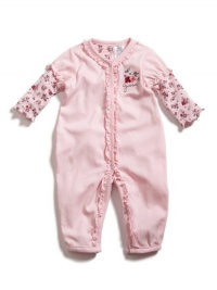 GUESS Kids Girls GUESS Kids Girls coverall, LIGHT PINK (3/6M)