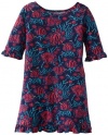 Lilly Pulitzer Girls 2-6X Little Somerset Dress, Bright Navy Jammin, X-Small