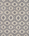 Area Rug 5x7 Rectangle Contemporary Grey Color - Momeni Bliss Rug from RugPal