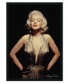 Make over your home with true Hollywood glamor. Posing seductively in a shimmering gold dress, Marilyn Monroe reminds admirers why she was a 1950s icon in this textured art print.