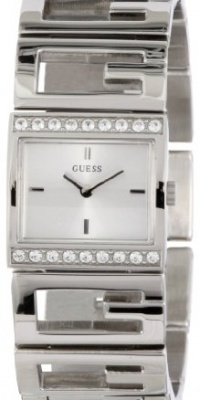 GUESS Women's W90064L1 Jewelry Silver Dial Watch