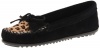 Minnetonka Women's Leopard Kilty Mocassin