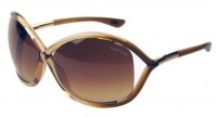 Tom Ford Whitney Tf9 74f Metallic Brown Gradient Sunglasses