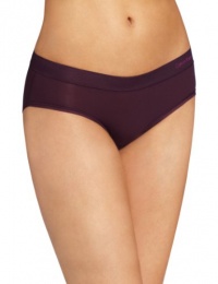 Calvin Klein Women's Second Skin Hipster Panty, Noir, Small