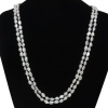 Genuine Freshwater Baroque Pearl Endless Necklace 60 Inch