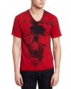 Calvin Klein Jeans Men's Skulleton Short Sleeve V-Neck