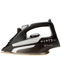 Aim for perfection. With over 600 steam holes on a Resilium™ soleplate, this iron packs a powerful punch, blasting away tough wrinkles and creases with shot after shot of steam. The PerfectTip™ design makes it easy to reach challenging areas, like between buttons, inside shirt pockets and under collars.