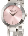 Kenneth Cole New York Men's KC4828 Classic Pink Dial Diamond Cut Bezel Watch