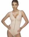 Vedette 118 Nude: Body Suit with Zipper Body Shaper Corset