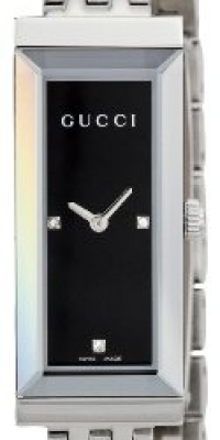 GUCCI Women's YA127504 G Frame Black Dial Watch