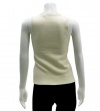 Ralph Lauren Womens Cream V-neck Sweater In Large