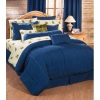 American Denim Twin XL Bedding Set - Comforter, Shams