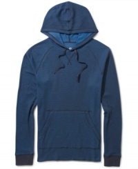 Layer up in comfort without losing your cool wearing this hoodie from American Rag.