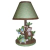 Lambs & Ivy Papagayo Lamp with Shade and Bulb, Green