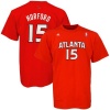 NBA adidas Atlanta Hawks #15 Al Horford Red Net Player T-shirt