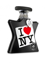 To celebrate the debut of the I Love New York by Bond No. 9 eau de parfum collection, we're offering a limited edition with a detachable silver heart charm on a chain. So here at last is a wearable symbol of your love for the Empire State. Notes of bergamot, muguet, pepper, cocoa, coffee beans, creamy chestnut, patchouli, vanilla, leatherwood and sandalwood. 3.4 oz.