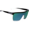 Spy Flynn Sunglasses - Spy Optic Look Series Designer Eyewear - Classic Fade/Grey with Green Spectra / One Size Fits All