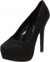 Jessica Simpson Women's Waleo Pump,Black Suede,8.5 M US