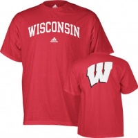 NCAA Wisconsin Badgers Relentless Tee Shirt Men's