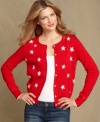 Knit stars at the front offer a touch of Americana-cool to this great Tommy Hilfiger cardigan!