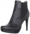 Calvin Klein Women's Britney Calf Bootie,Black,7.5 M US