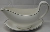 Wedgwood Sterling Gravy Boat & Underplate