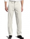 Haggar Men's Life Khaki Straight Fit Flat Front Lightweight Chino Casual Pant