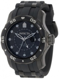 Invicta Men's 6996 Pro Diver Collection GMT Black Dial Black Polyurethane Watch