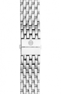 MICHELE Deco MS20BB235009 XL 20mm Silver Tone Stainless Steel Band