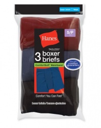 Hanes Boys ComfortSoft Dyed Boxer Briefs 3 Pack