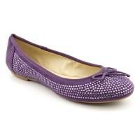 INC International Concepts Paloma Womens Size 7.5 Purple Fabric Flats Shoes