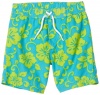 Little Me Baby-boys Infant Monkey Swimtrunk, Green Multi, 12 Months