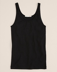 From ALTERNATIVE, the scoop neck tank top, rendered in soft cotton.